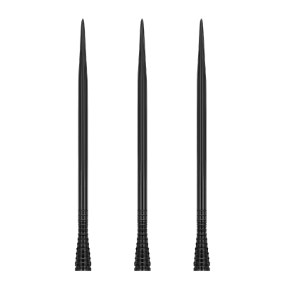 RED DRAGON Raptor Gripped Steeldart Points - Schwarz 50mm